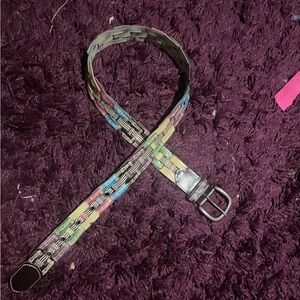rainbow belt, never worn out and no tears or rips!!